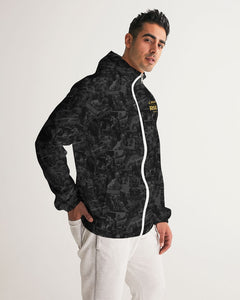 Cali Roots Riddim Collection All Over Print Men's Windbreaker Jacket