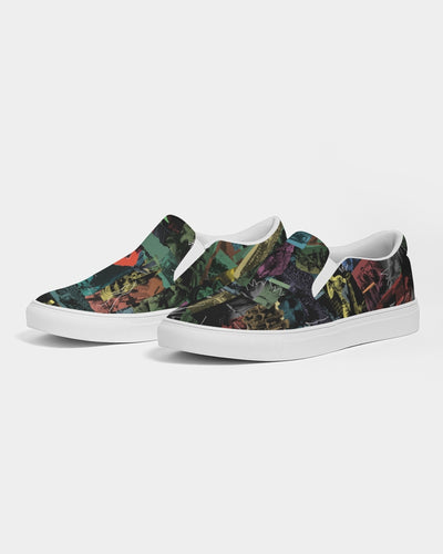 Cali Roots Riddim Collection All Over Print Mens Slip-On Canvas