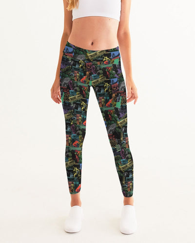 Cali Roots Riddim Collection All Over Print Women's Yoga Pants