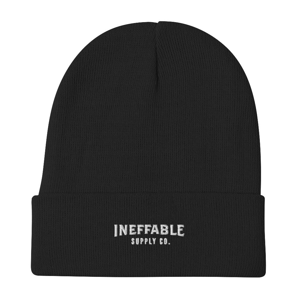 Ineffable Supply Co Embroidered Beanie
